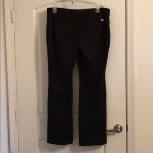 Black Pull-on Bootcut Pants
